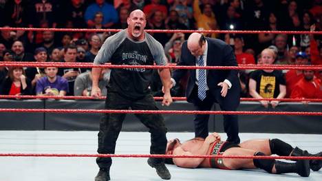 Bill Goldberg verpasste Rusev bei WWE Monday Night RAW den Jackhammer
