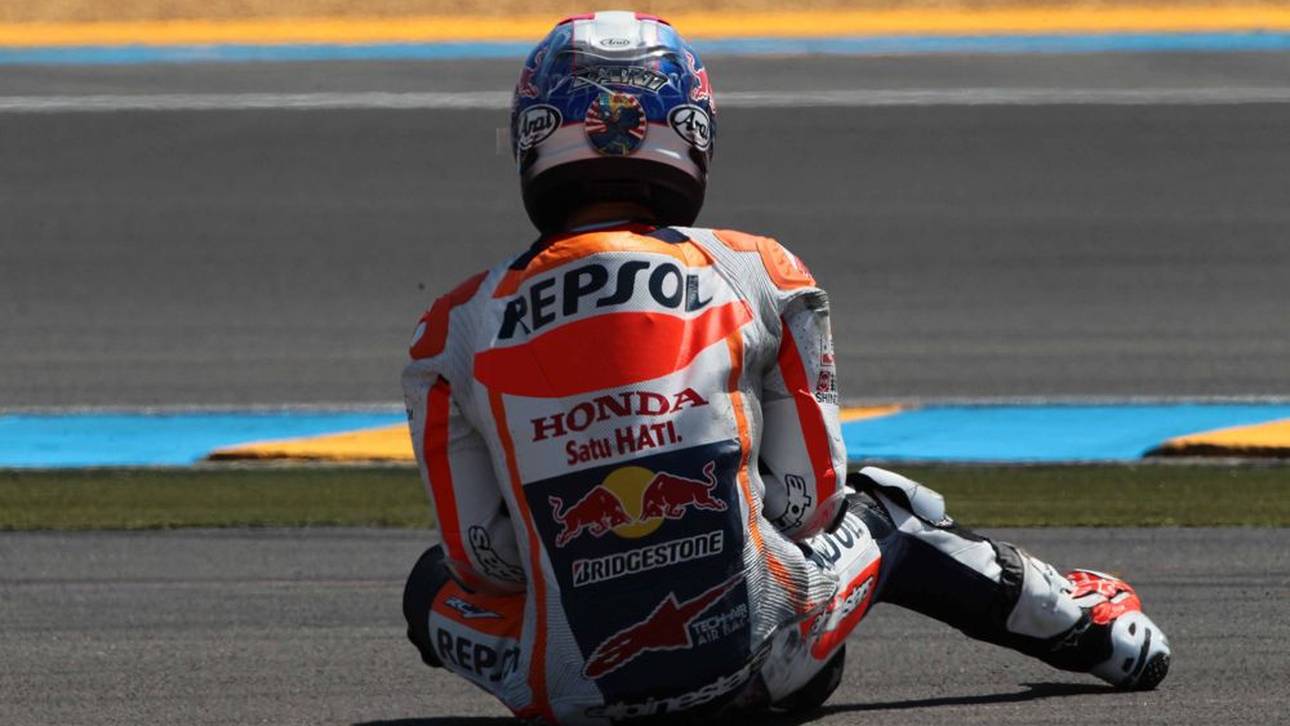 Pedrosa: Rücktritt nach Sturz?