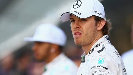 Lewis Hamilton und Nico Rosberg würdigen sich keines Blickes