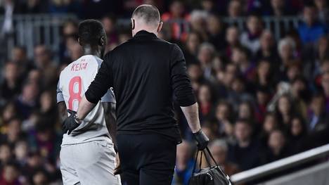 Naby Keita verletzte sich gegen den FC Barcelona an der Leiste
