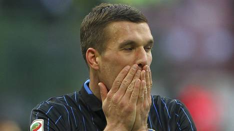 Lukas Podolski im Trikot von Inter Mailand