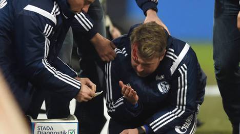 Sven Hübscher wurde beim Heimspiel gegen den 1. FC Köln von einem Feuerzeug getroffen