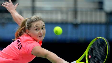 Alexandra Sasnowitsch zieht mit Weißrussland ins Halbfinale des Fed Cups ein