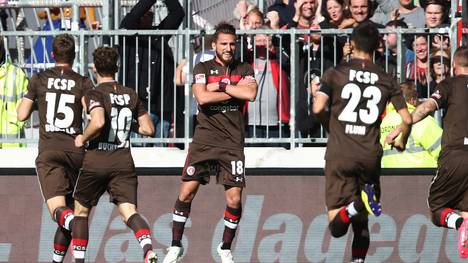 Der FC St. Pauli hatte gegen den SV Sandhausen allen Grund zum Jubeln