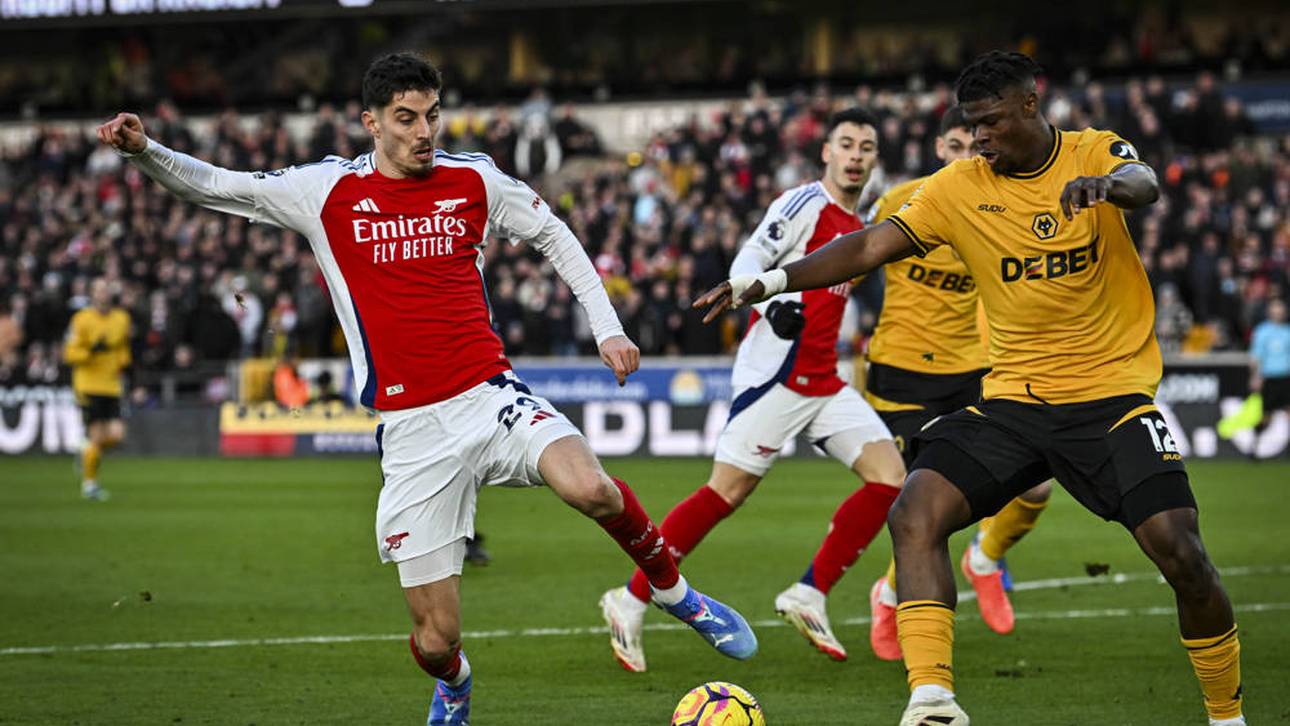 Havertz bleibt mit Arsenal dran