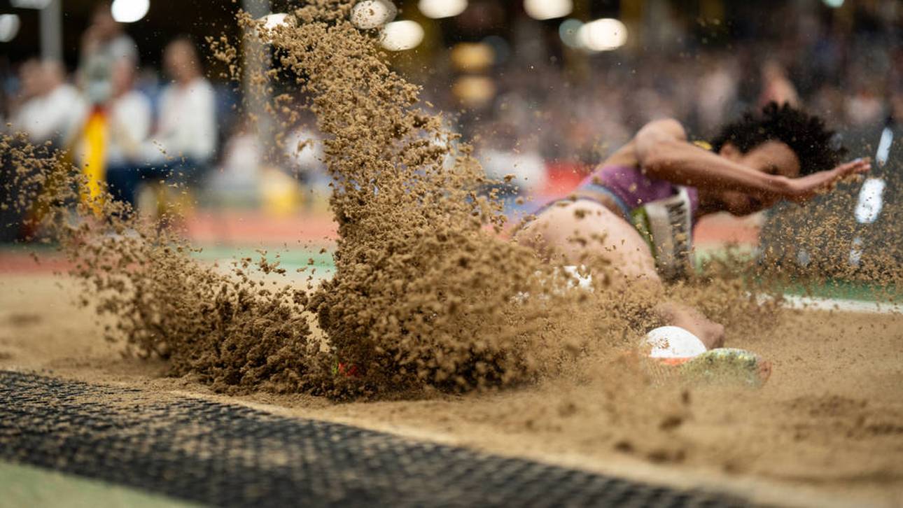 Malaika Mihambo beim Indoor Meeting in Dortmund