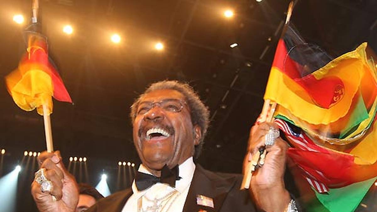 Mit dem verrückten Promoter Don King hat Klitschko nach dem Kampf einen neuen Fan