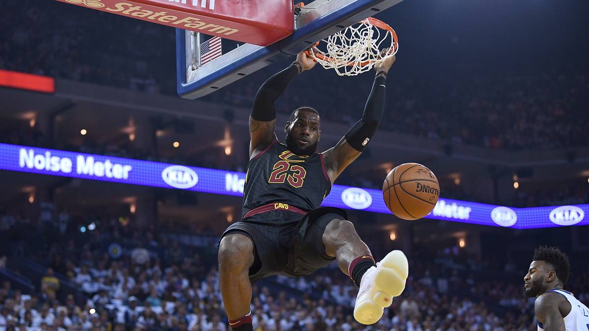 PLATZ 2: LeBron James, #23 der Cleveland Cavaliers (Platz 1 in Deutschland)