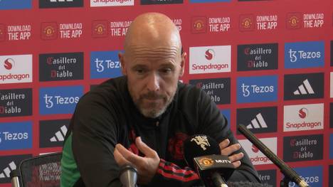 Erik ten Hag lobt die Arbeit von Jadon Sancho und spricht über die beste Position des Engländers. 