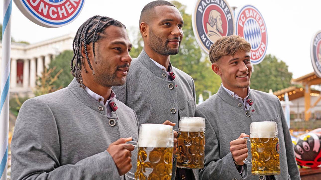 Der FC Bayern stattet dem Oktoberfest alljährlich einen Besuch ab