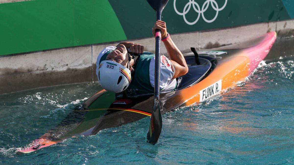 Slalom-Kanutin Ricarda Funk legt im Kajak-Einer mit dem ersten Gold für Deutschland nach