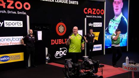 Michael van Gerwen schnappt Gerwyn Price den Sieg in Dublin in letzter Sekunde weg und holt sich seinen ersten Tagessieg.