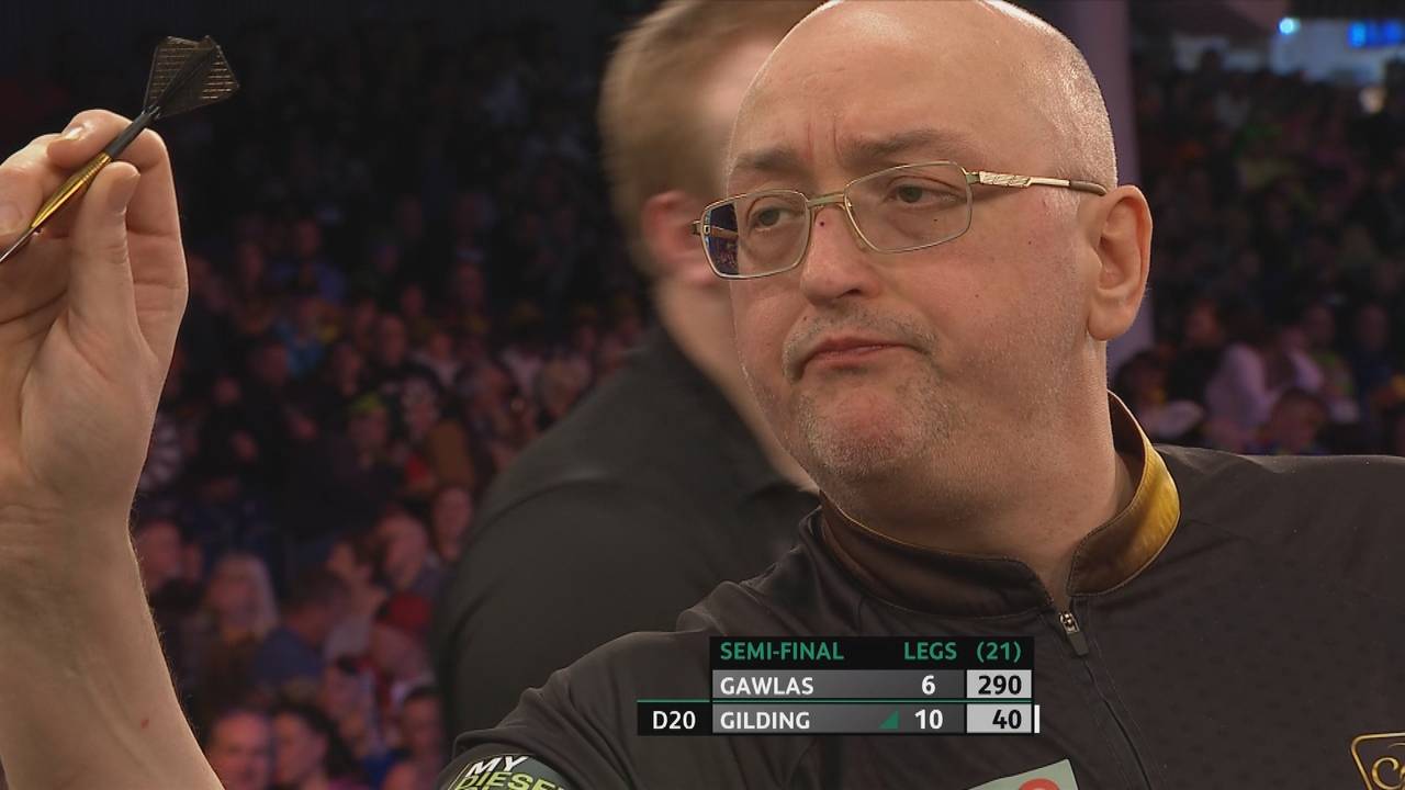 Darts UK Open: Andrew Gilding schlägt Adam Gawlas 11:6 und zieht ins Finale ein