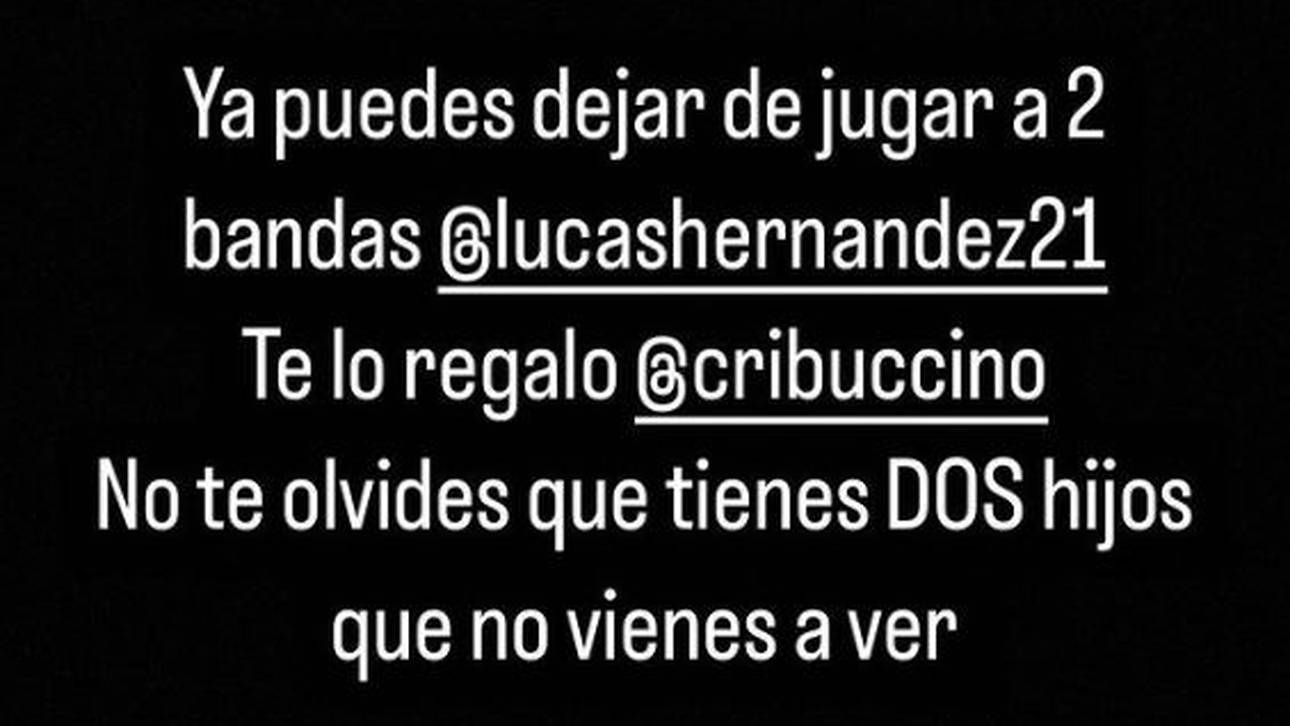 Die Instagram-Message von Lucas Hernández' Ehefrau Amelia Lorente
