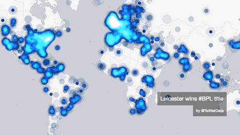 Weltweit lief Twitter nach dem Triumph von Leicester heiß