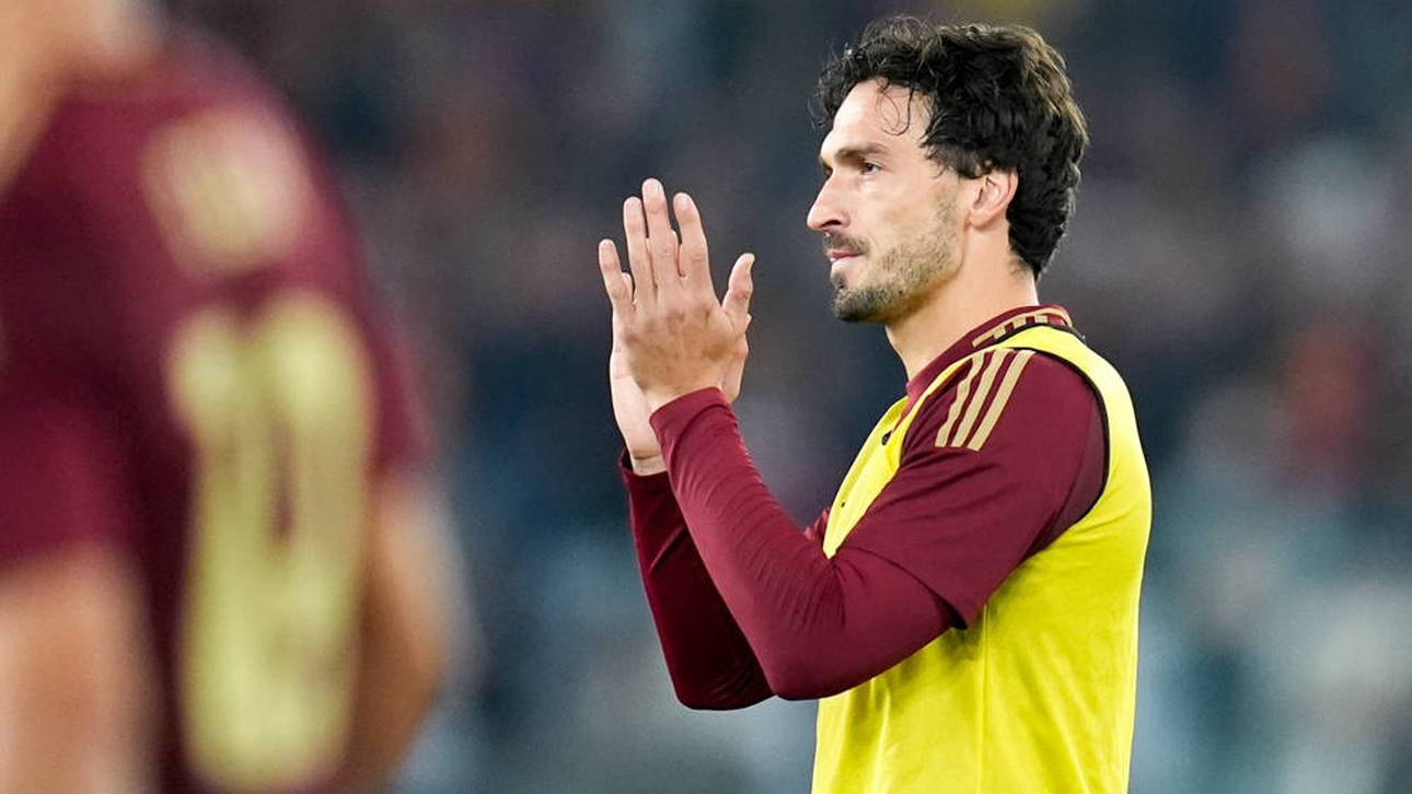 Roma-Neuzugang Mats Hummels verschwand gegen Verona plötzlich in den Katakomben