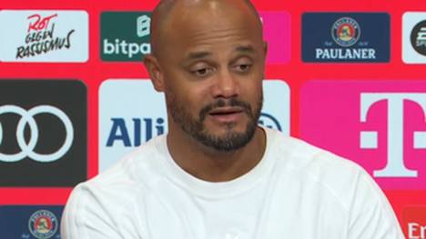 Luis Díaz erlöst den FC Bayern in der Nachspielzeit gegen den FC St. Pauli und erzielt das zwischenzeitliche 2:1. Bayern-Coach Vincent Kompany analysiert das Tor und die Spielweise des Kolumbianers.