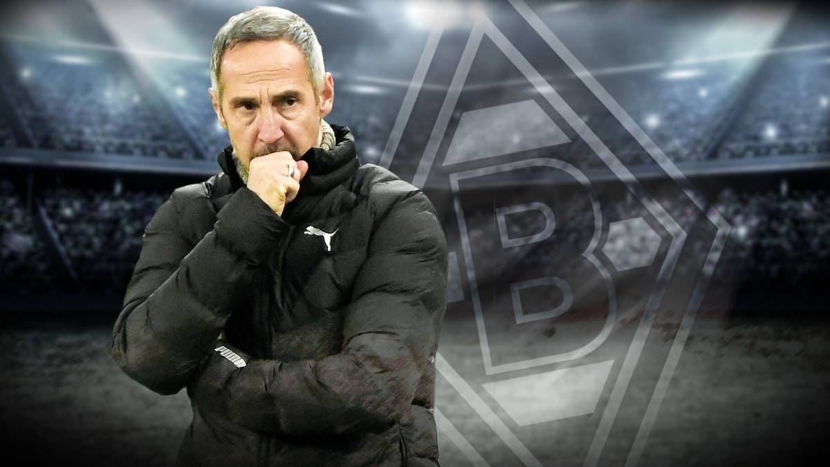 2 nach 10: Adi Hütter mit Borussia Mönchengladbach im freien Fall in der Liga