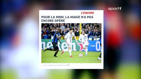 Nach dem Unentschieden in der Champions League gegen Brügge geht die Presse mit dem "Dreamteam" hart in Gericht. Der Coach versucht zu beruhigen. 