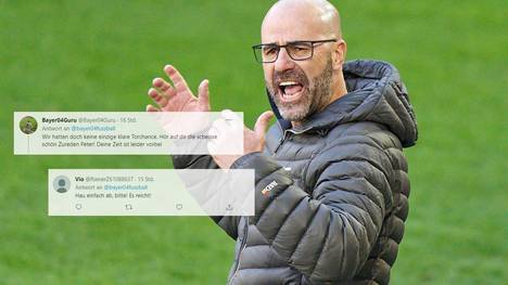 In der Bundesliga stürzt Leverkusen von Platz 1 auf Platz 6. Von 17 Pflichtspielen im Jahr 2020 verliert Leverkusen 10. Die Fans sind mit ihrer Geduld am Ende.