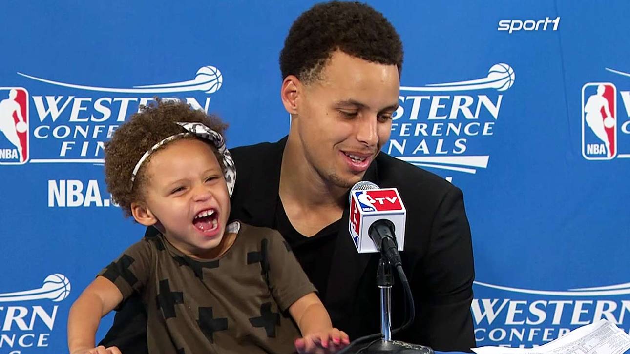 Tochter stiehlt Curry die Show