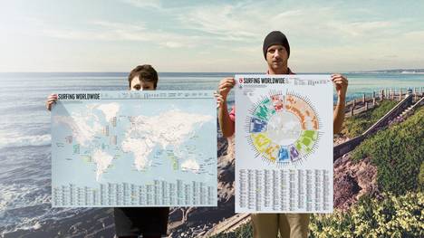 Die ultimative Surf-Weltkarte