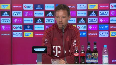 Julian Nagelsmann schaut auf der Pressekonferenz schon mal voraus. Wird es im Sommer einige Top-Transfers geben?