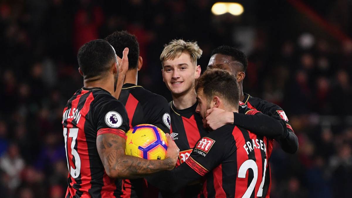 14. AFC BOURNEMOUTH – (122, 3 Mio.): Bournemouth machte zu Beginn der vergangenen Saison mit attraktivem Offensivfußball auf sich aufmerksam. Im Endspurt kam dann der Einbruch - doch mit Platz 14 kann man zufrieden sein, auch angesichts des Geldsegens