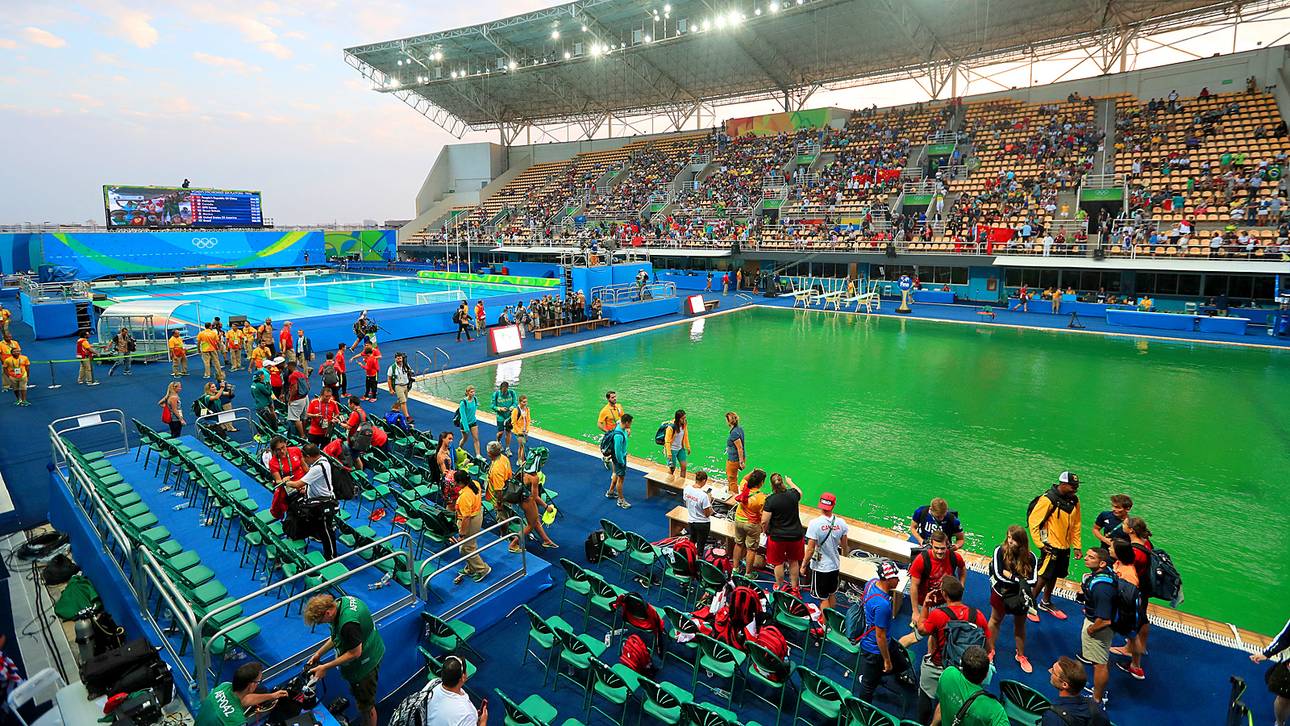 Ekelwasser beim Turmspringen