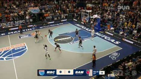 Spiel Highlights zu SYNTAINICS MBC - BMA365 Bamberg Baskets