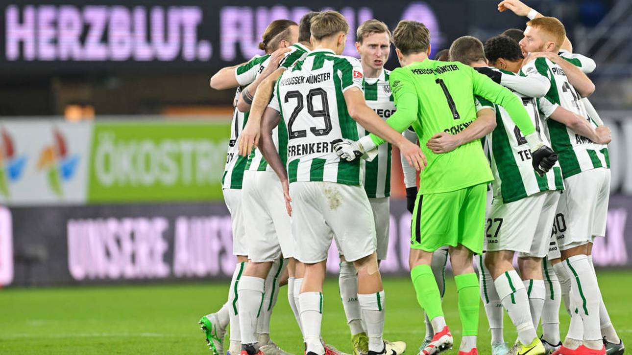 2. Bundesliga heute: Münster gegen Regensburg