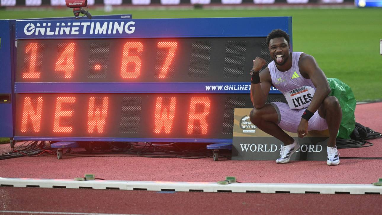 Lyles läuft Weltbestzeit über 150 Meter