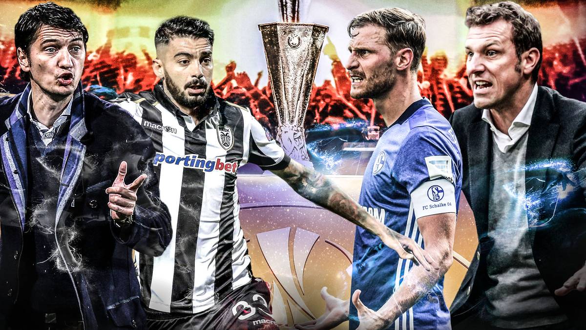 Keeper Ralf Fährmann macht sich auf einen "Hexenkessel" gefasst, Ex-Coach Huub Stevens warnt vor den überfallartigen Kontern Salonikis: Den FC Schalke erwartet in der UEFA Europa League (ab 19 Uhr LIVE im TV) gegen PAOK ein schwerer Gang. SPORT1 analysiert die Schlüsselduelle.