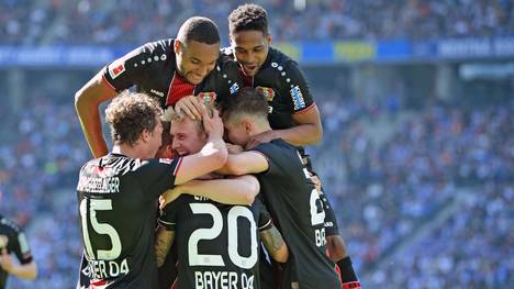 Bayer Leverkusen springt durch den Sieg bei Hertha BSC auf einen Champions-League-Platz