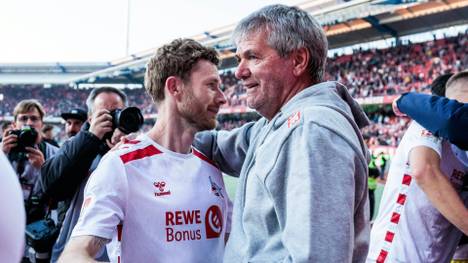 Trainer und Doppelpacker: Funkel (r.) neben Kainz