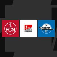 2. Bundesliga heute: Nürnberg gegen Paderborn