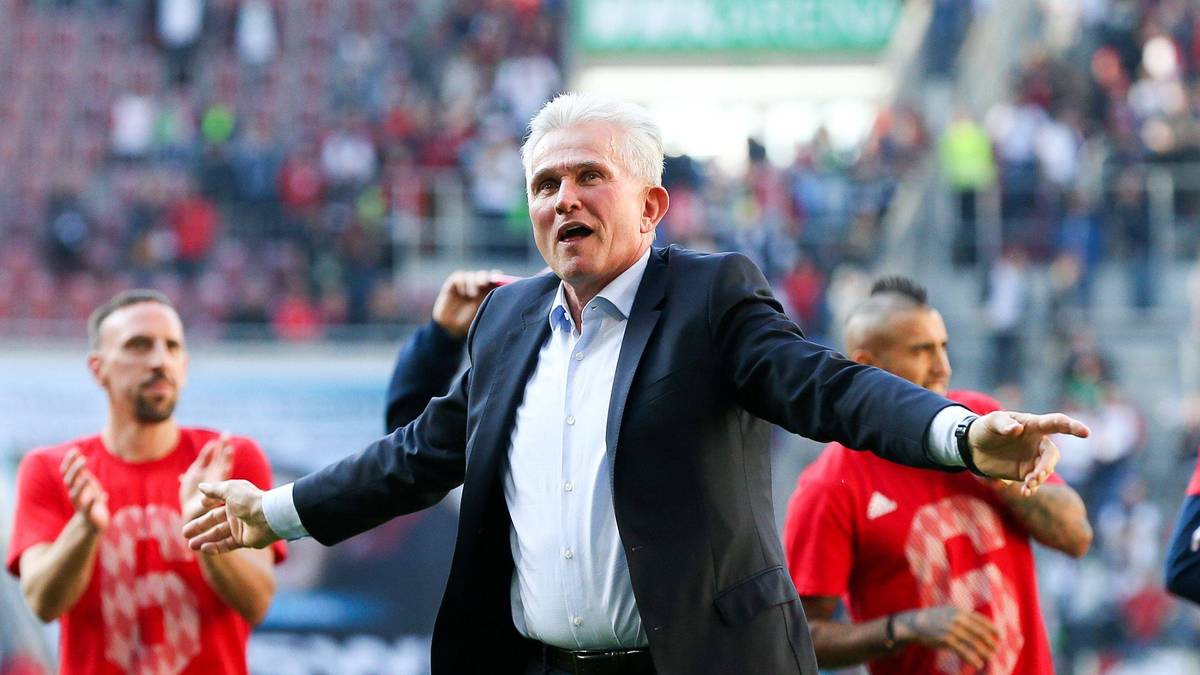 Da kommt Freude auf: Titel-Architekt Jupp Heynckes lässt sich feiern 