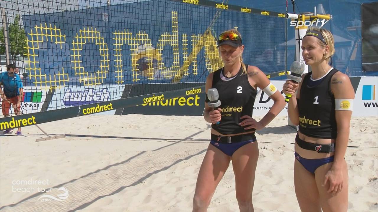 Laura Ludwig & Margareta Kuzoch im Interview nach Halbfinal-Krimi