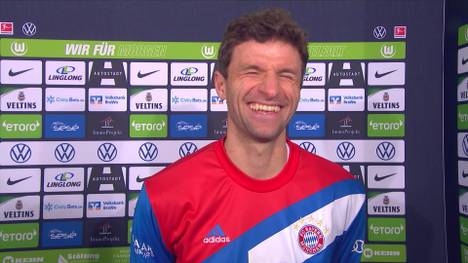 Gegen Wolfsburg absolvierte Thomas Müller sein 427. Bundesliga-Spiel und zieht damit mit Gerd Müller gleich. Zudem gelang ihm der Treffer zum zwischenzeitlichen 0:3. 