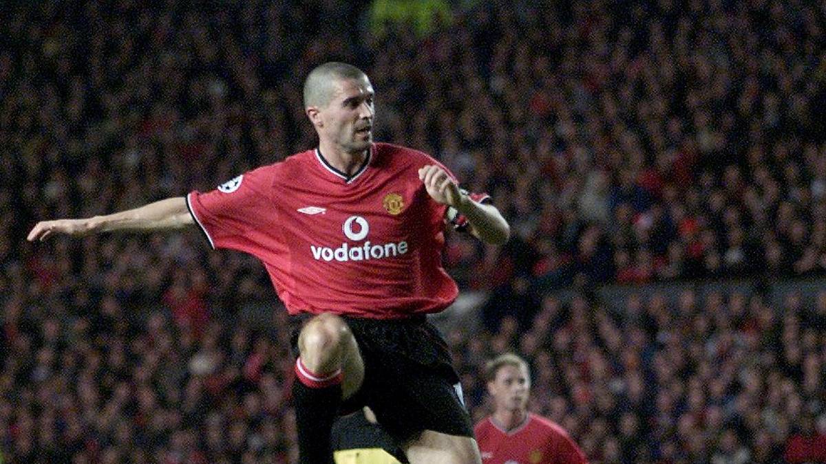 MITTELFELD - ROY KEANE: Mehr als zwölf Jahre (1993 bis 2005) war der Ire Chef im United-Mittelfeld. Siebenmal wurde Keane Meister, viermal FA-Cup-Sieger. Das Champions-League-Finale 1999 verpasste er allerdings wegen einer Gelbsperre