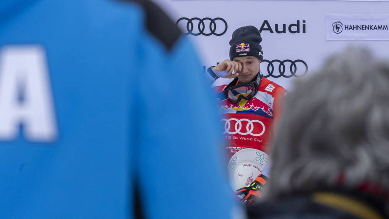 Marco Odermatt musste sich in Kitzbühel geschlagen geben