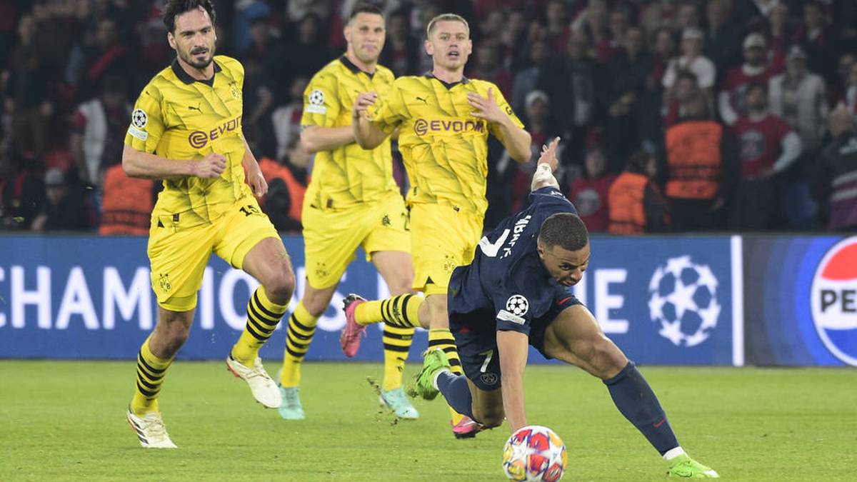 Kylian Mbappé und PSG stolperten auf dem Weg ins Finale an Borussia Dortmund
