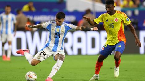 Fernandez (l.) ist ein Schlüsselspieler Argentiniens