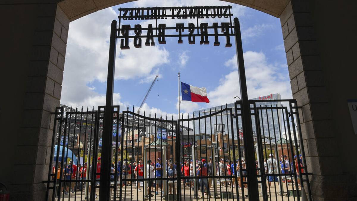 Die Texas Rangers öffnen ihre Tore wieder für ein volles Stadion