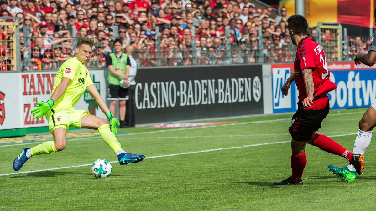 PLATZ 31: Andreas Luthe (FC Augsburg): Weisse Westen: 0 - Gegentore: 4