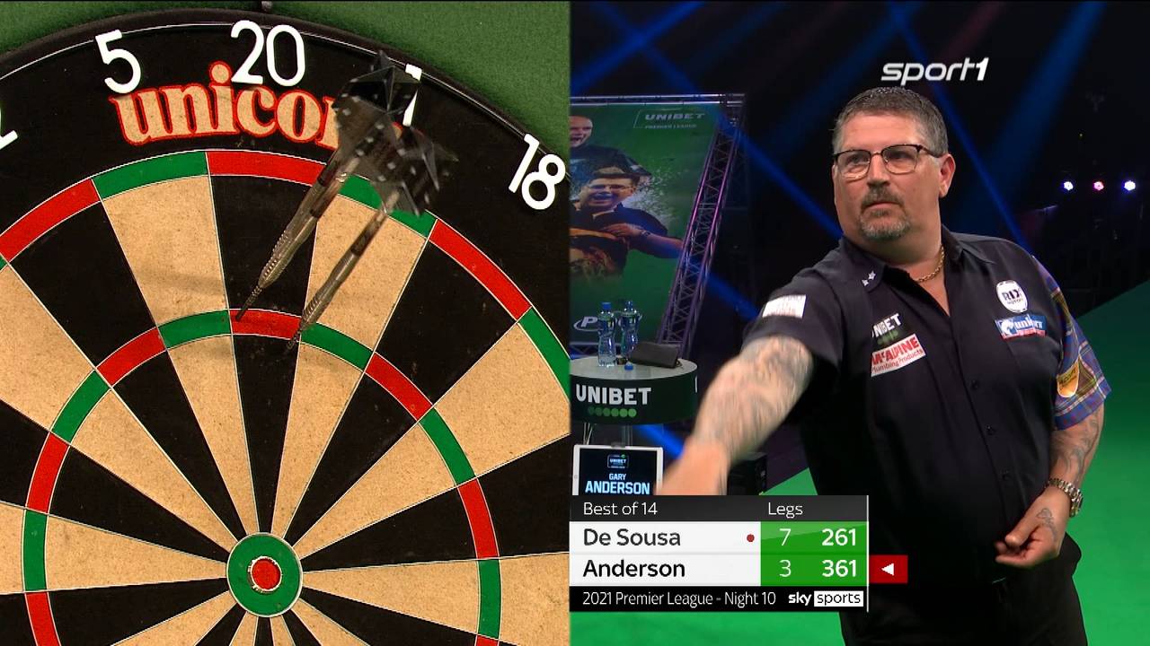 Darts Premier League: Jose de Sousa besiegt Gary Anderson
