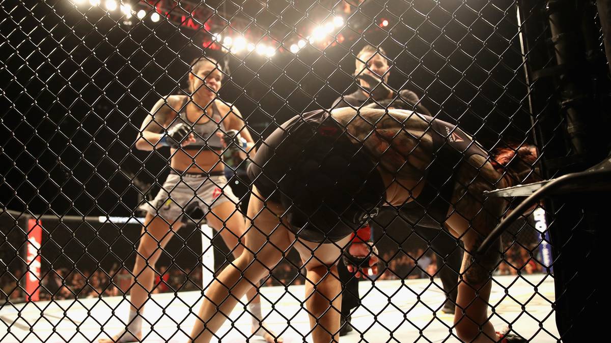 UFC 232 Jones v Gustafsson 2: Amanda Nunes (l.) besiegte Cris Cyborg mit einem krachenden K.o.
