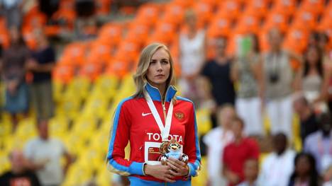 Die russische Leichtathletin Swetlana Schkolina