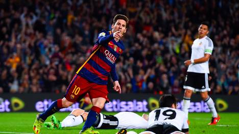 Lionel Messi erzielt gegen Valencia sein 500. Tor