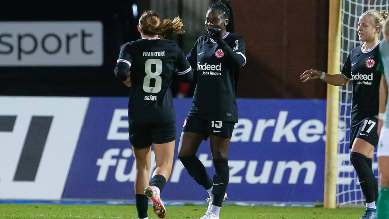 Frankfurt bleibt an spitze dran